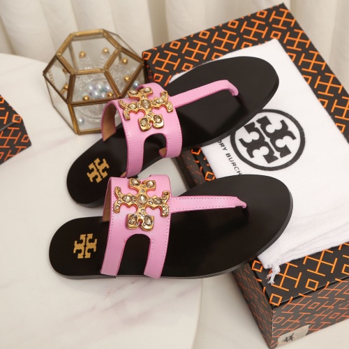 Cheap Tory Burch TB Slippers For Women #1210225 Replica Wholesale [$96.00 USD] [ITEM#1210225] on Replica Tory Burch TB Slippers