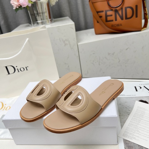 Cheap Christian Dior Slippers For Women #1210259 Replica Wholesale [$82.00 USD] [ITEM#1210259] on Replica Christian Dior Slippers