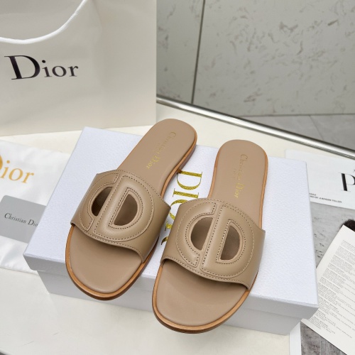 Cheap Christian Dior Slippers For Women #1210259 Replica Wholesale [$82.00 USD] [ITEM#1210259] on Replica Christian Dior Slippers