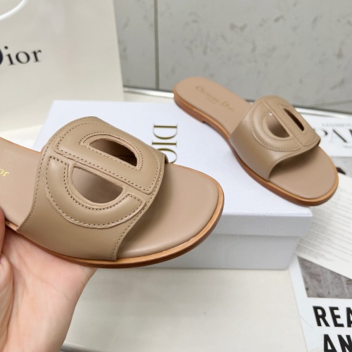 Cheap Christian Dior Slippers For Women #1210259 Replica Wholesale [$82.00 USD] [ITEM#1210259] on Replica Christian Dior Slippers