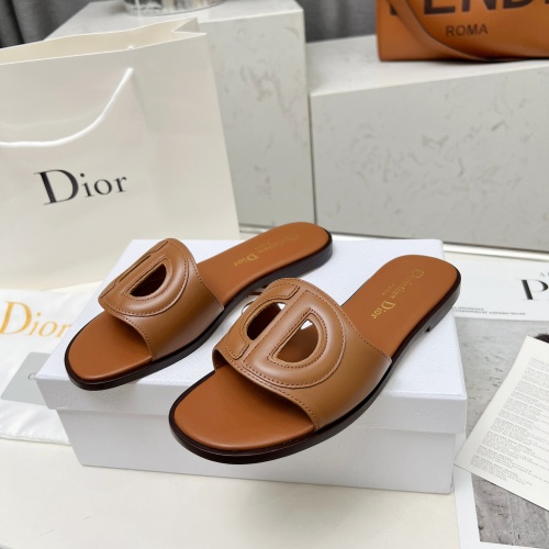 Cheap Christian Dior Slippers For Women #1210262 Replica Wholesale [$82.00 USD] [ITEM#1210262] on Replica Christian Dior Slippers