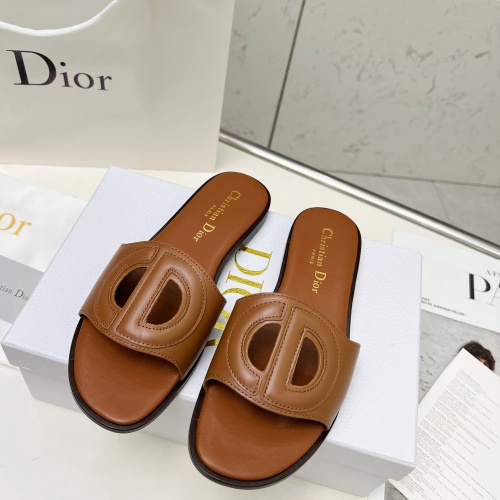 Cheap Christian Dior Slippers For Women #1210262 Replica Wholesale [$82.00 USD] [ITEM#1210262] on Replica Christian Dior Slippers