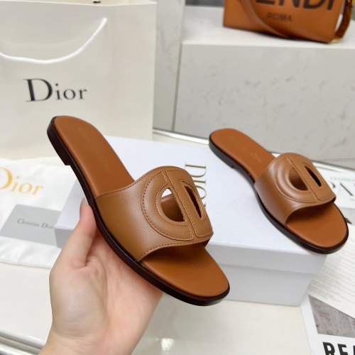 Cheap Christian Dior Slippers For Women #1210262 Replica Wholesale [$82.00 USD] [ITEM#1210262] on Replica Christian Dior Slippers