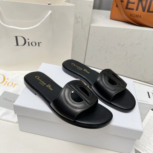 Cheap Christian Dior Slippers For Women #1210265 Replica Wholesale [$82.00 USD] [ITEM#1210265] on Replica Christian Dior Slippers