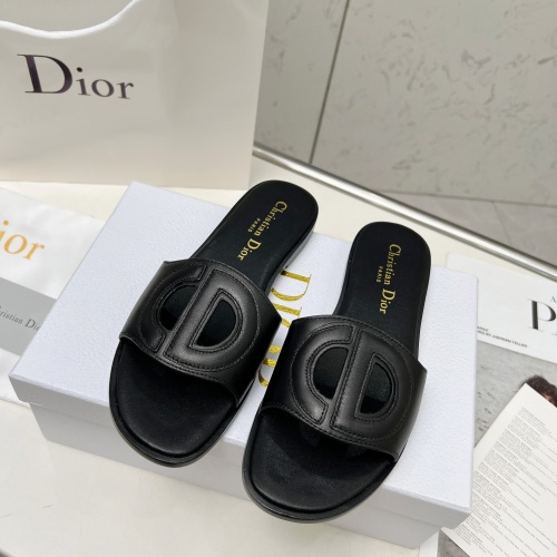 Cheap Christian Dior Slippers For Women #1210265 Replica Wholesale [$82.00 USD] [ITEM#1210265] on Replica Christian Dior Slippers