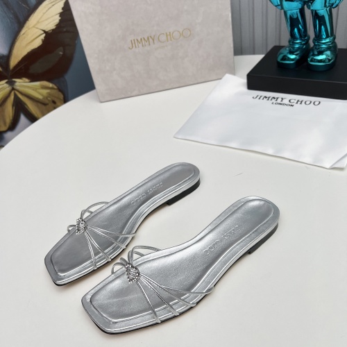 Cheap Jimmy Choo Slippers For Women #1210373 Replica Wholesale [$98.00 USD] [ITEM#1210373] on Replica Jimmy Choo Slippers