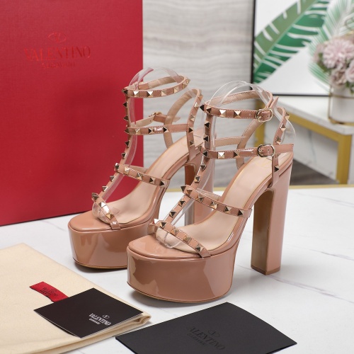 Cheap Valentino Sandal For Women #1210381 Replica Wholesale [$130.00 USD] [ITEM#1210381] on Replica Valentino Sandal