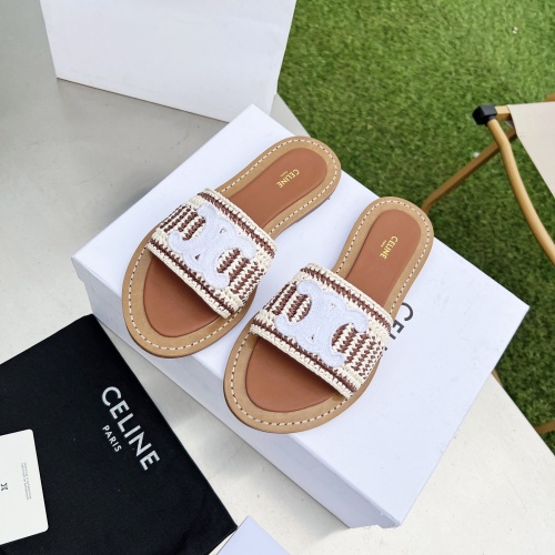 Cheap Celine Slippers For Women #1210389 Replica Wholesale [$85.00 USD] [ITEM#1210389] on Replica Celine Slippers