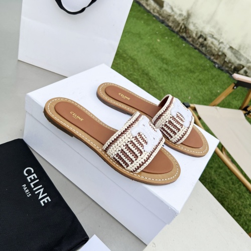 Cheap Celine Slippers For Women #1210389 Replica Wholesale [$85.00 USD] [ITEM#1210389] on Replica Celine Slippers