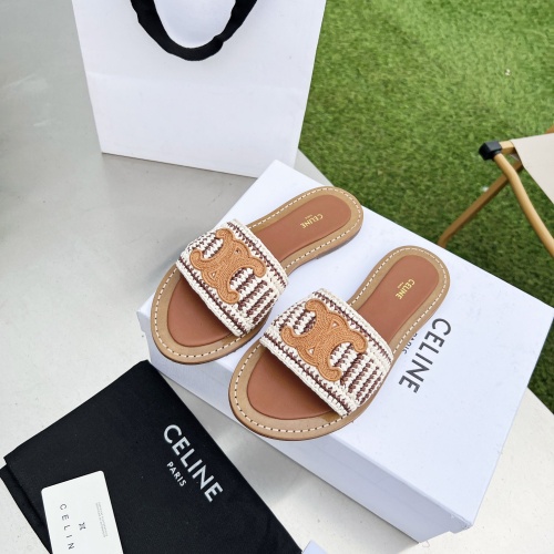 Cheap Celine Slippers For Women #1210390 Replica Wholesale [$85.00 USD] [ITEM#1210390] on Replica Celine Slippers