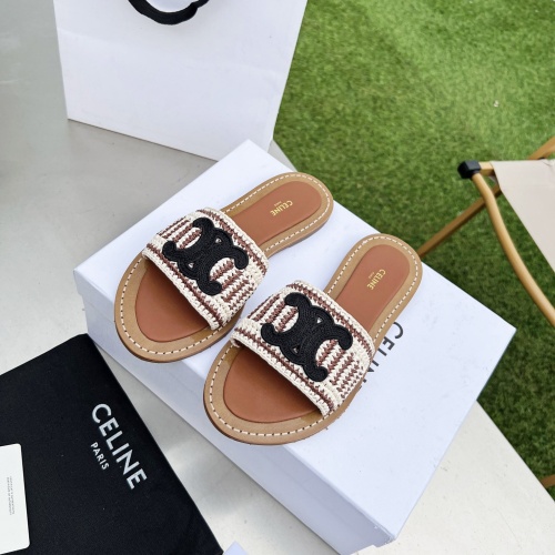 Cheap Celine Slippers For Women #1210391 Replica Wholesale [$85.00 USD] [ITEM#1210391] on Replica Celine Slippers