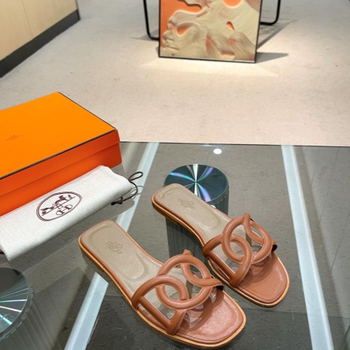 Cheap Hermes Slippers For Women #1210418 Replica Wholesale [$96.00 USD] [ITEM#1210418] on Replica Hermes Slippers