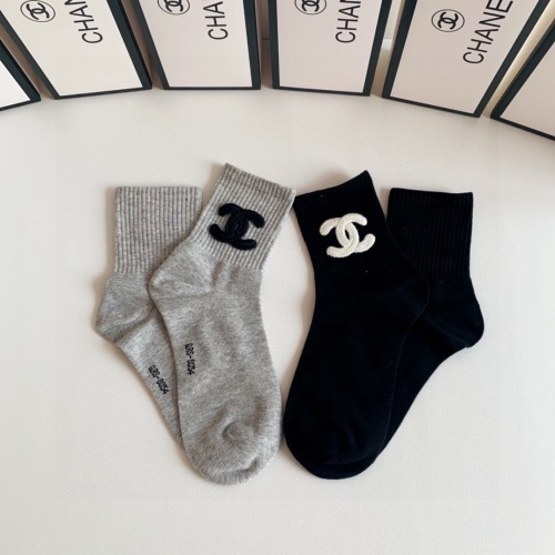 Cheap Chanel Socks #1210448 Replica Wholesale [$29.00 USD] [ITEM#1210448] on Replica Chanel Socks