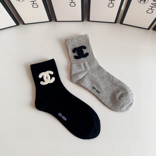 Cheap Chanel Socks #1210448 Replica Wholesale [$29.00 USD] [ITEM#1210448] on Replica Chanel Socks