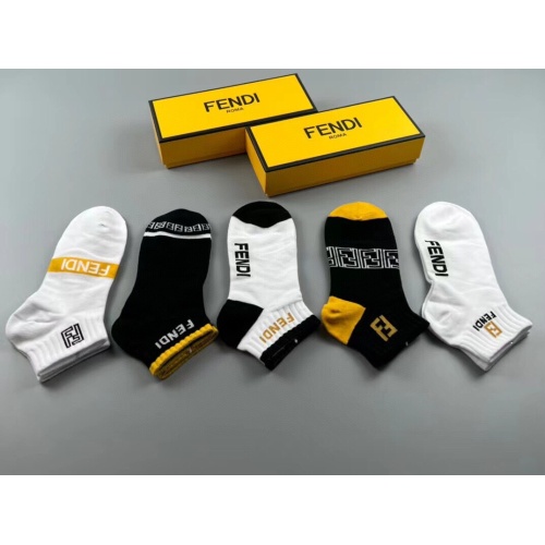 Cheap Fendi Socks #1210454 Replica Wholesale [$25.00 USD] [ITEM#1210454] on Replica Fendi Socks