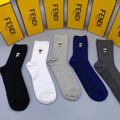 Cheap Fendi Socks #1210464 Replica Wholesale [$29.00 USD] [ITEM#1210464] on Replica Fendi Socks