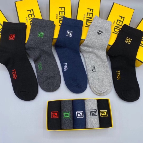 Cheap Fendi Socks #1210465 Replica Wholesale [$29.00 USD] [ITEM#1210465] on Replica Fendi Socks