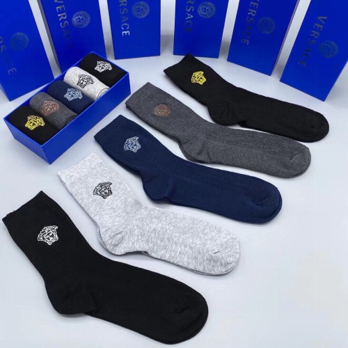 Cheap Versace Socks #1210467 Replica Wholesale [$29.00 USD] [ITEM#1210467] on Replica Versace Socks