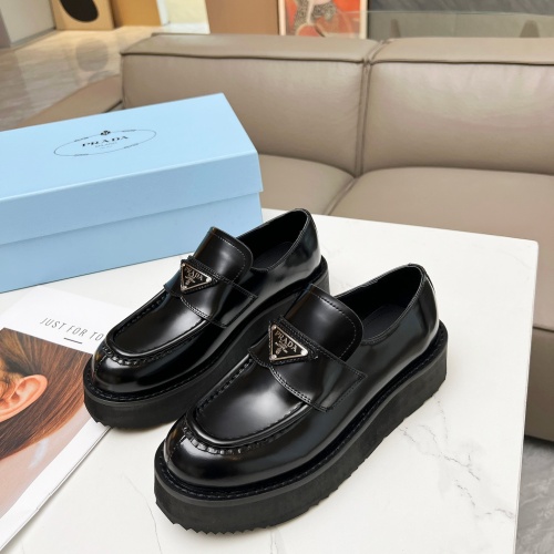 Cheap Prada Leather Shoes For Women #1210481 Replica Wholesale [$108.00 USD] [ITEM#1210481] on Replica Prada Leather Shoes