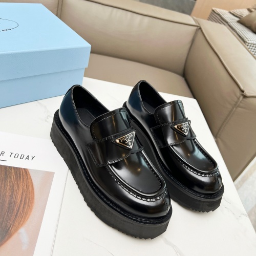 Cheap Prada Leather Shoes For Women #1210481 Replica Wholesale [$108.00 USD] [ITEM#1210481] on Replica Prada Leather Shoes