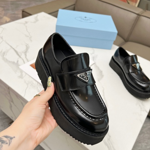 Cheap Prada Leather Shoes For Women #1210481 Replica Wholesale [$108.00 USD] [ITEM#1210481] on Replica Prada Leather Shoes