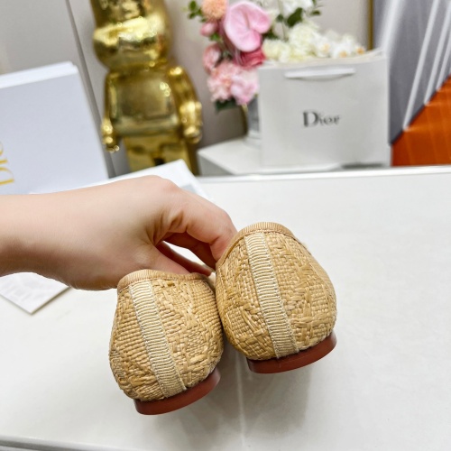 Cheap Christian Dior Flat Shoes For Women #1210497 Replica Wholesale [$96.00 USD] [ITEM#1210497] on Replica Christian Dior Flat Shoes