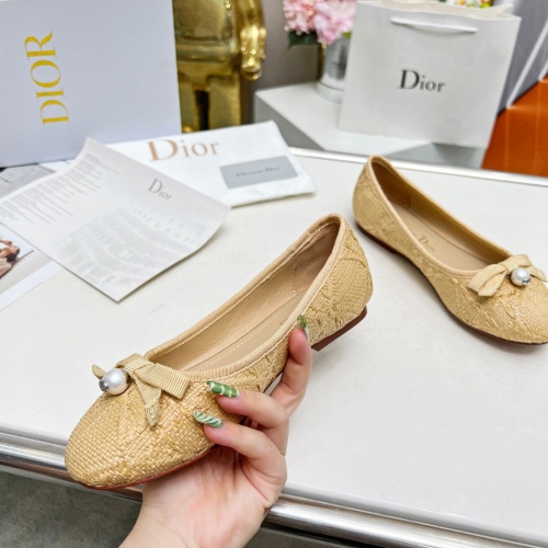 Cheap Christian Dior Flat Shoes For Women #1210497 Replica Wholesale [$96.00 USD] [ITEM#1210497] on Replica Christian Dior Flat Shoes