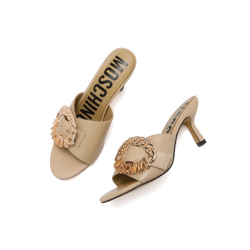 Cheap Moschino Slippers For Women #1210506 Replica Wholesale [$85.00 USD] [ITEM#1210506] on Replica Moschino Slippers