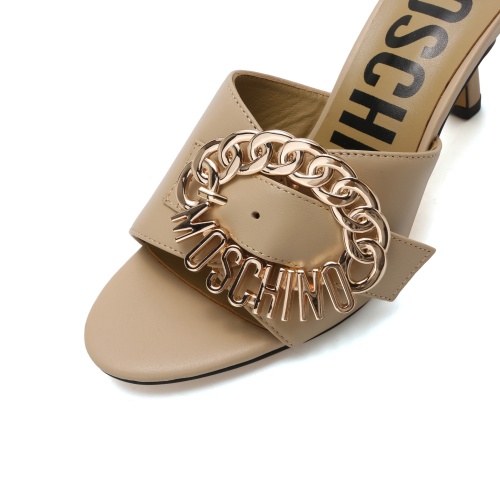 Cheap Moschino Slippers For Women #1210506 Replica Wholesale [$85.00 USD] [ITEM#1210506] on Replica Moschino Slippers