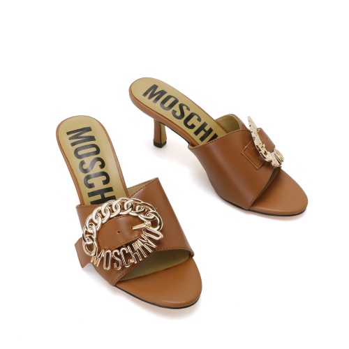 Cheap Moschino Slippers For Women #1210507 Replica Wholesale [$85.00 USD] [ITEM#1210507] on Replica Moschino Slippers