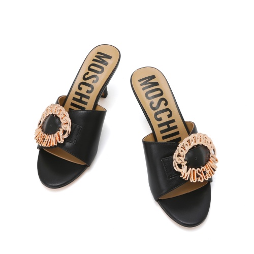 Cheap Moschino Slippers For Women #1210511 Replica Wholesale [$85.00 USD] [ITEM#1210511] on Replica Moschino Slippers