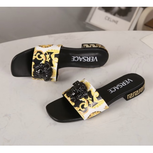 Cheap Versace Slippers For Women #1210515 Replica Wholesale [$80.00 USD] [ITEM#1210515] on Replica Versace Slippers