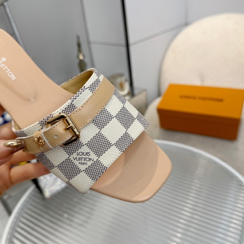 Cheap Louis Vuitton Slippers For Women #1210521 Replica Wholesale [$82.00 USD] [ITEM#1210521] on Replica Louis Vuitton Slippers