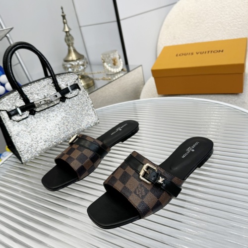 Cheap Louis Vuitton Slippers For Women #1210522 Replica Wholesale [$82.00 USD] [ITEM#1210522] on Replica Louis Vuitton Slippers