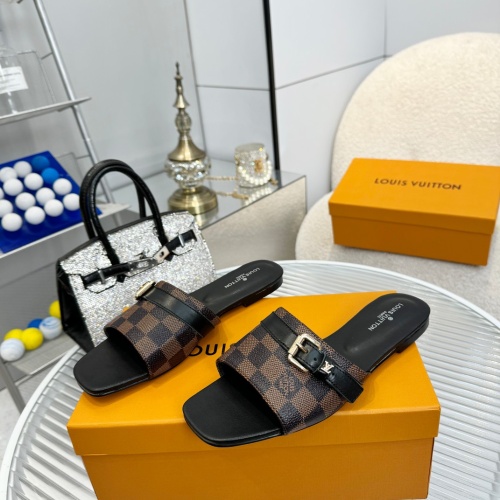 Cheap Louis Vuitton Slippers For Women #1210522 Replica Wholesale [$82.00 USD] [ITEM#1210522] on Replica Louis Vuitton Slippers