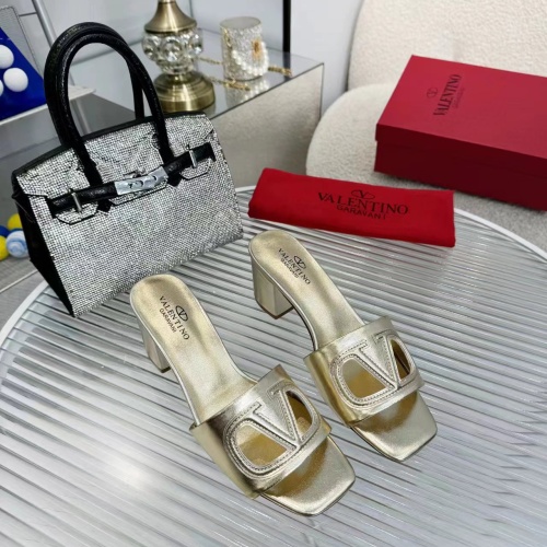 Cheap Valentino Slippers For Women #1210525 Replica Wholesale [$76.00 USD] [ITEM#1210525] on Replica Valentino Slippers