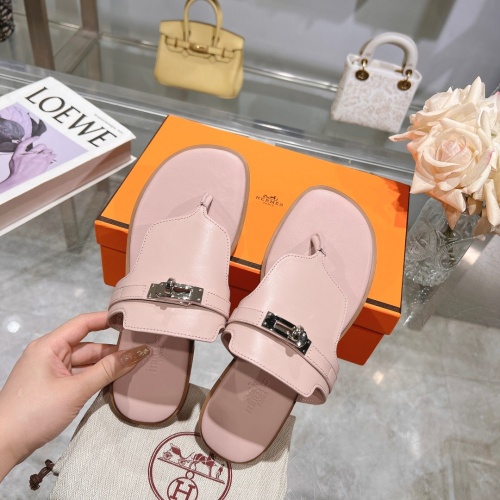 Cheap Hermes Slippers For Women #1210535 Replica Wholesale [$82.00 USD] [ITEM#1210535] on Replica Hermes Slippers