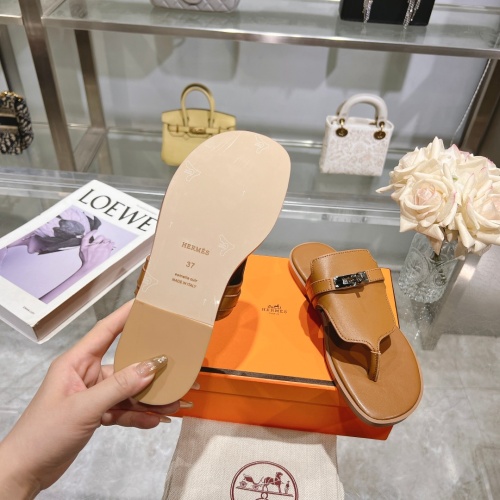 Cheap Hermes Slippers For Women #1210537 Replica Wholesale [$82.00 USD] [ITEM#1210537] on Replica Hermes Slippers