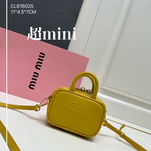 Cheap MIU MIU AAA Quality Messenger Bags For Women #1210579 Replica Wholesale [$68.00 USD] [ITEM#1210579] on Replica MIU MIU AAA Messenger Bags