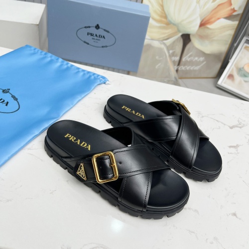 Cheap Prada Slippers For Women #1210607 Replica Wholesale [$85.00 USD] [ITEM#1210607] on Replica Prada Slippers