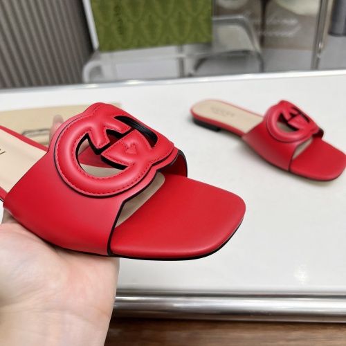 Cheap Gucci Slippers For Women #1210657 Replica Wholesale [$85.00 USD] [ITEM#1210657] on Replica Gucci Slippers