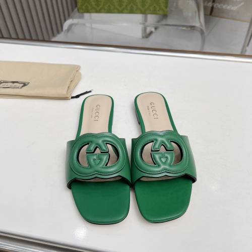 Cheap Gucci Slippers For Women #1210658 Replica Wholesale [$85.00 USD] [ITEM#1210658] on Replica Gucci Slippers