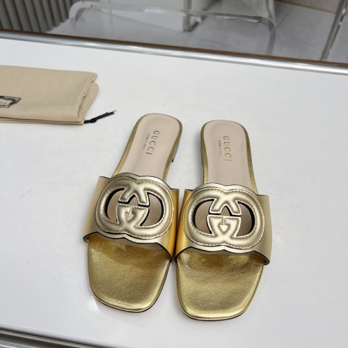 Cheap Gucci Slippers For Women #1210664 Replica Wholesale [$85.00 USD] [ITEM#1210664] on Replica Gucci Slippers