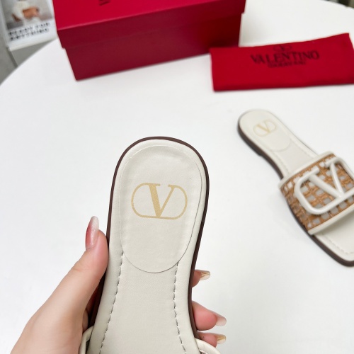 Cheap Valentino Slippers For Women #1210665 Replica Wholesale [$82.00 USD] [ITEM#1210665] on Replica Valentino Slippers