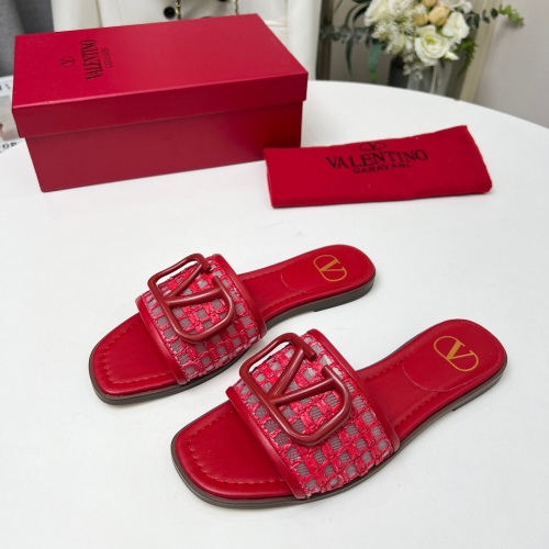 Cheap Valentino Slippers For Women #1210668 Replica Wholesale [$82.00 USD] [ITEM#1210668] on Replica Valentino Slippers