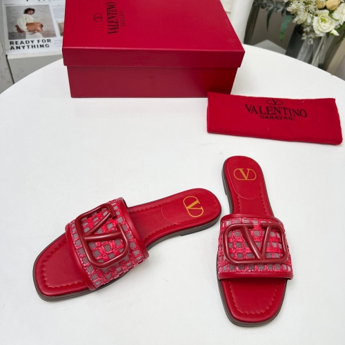 Cheap Valentino Slippers For Women #1210668 Replica Wholesale [$82.00 USD] [ITEM#1210668] on Replica Valentino Slippers