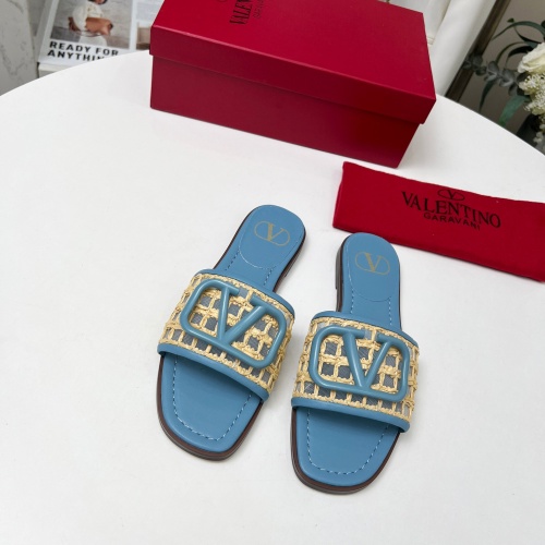 Cheap Valentino Slippers For Women #1210670 Replica Wholesale [$82.00 USD] [ITEM#1210670] on Replica Valentino Slippers