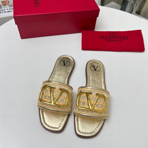 Cheap Valentino Slippers For Women #1210671 Replica Wholesale [$82.00 USD] [ITEM#1210671] on Replica Valentino Slippers