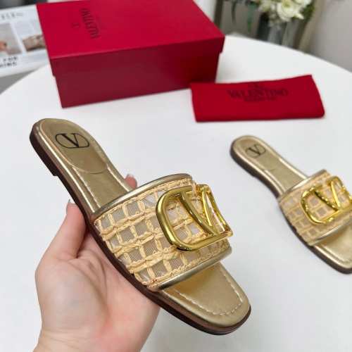 Cheap Valentino Slippers For Women #1210671 Replica Wholesale [$82.00 USD] [ITEM#1210671] on Replica Valentino Slippers