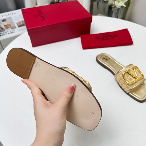 Cheap Valentino Slippers For Women #1210671 Replica Wholesale [$82.00 USD] [ITEM#1210671] on Replica Valentino Slippers